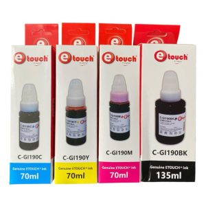 KIT DE TINTAS GI-190 CANON GENERICAS e-touch