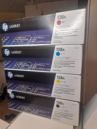 toner HP 128a originales los cuatro colores