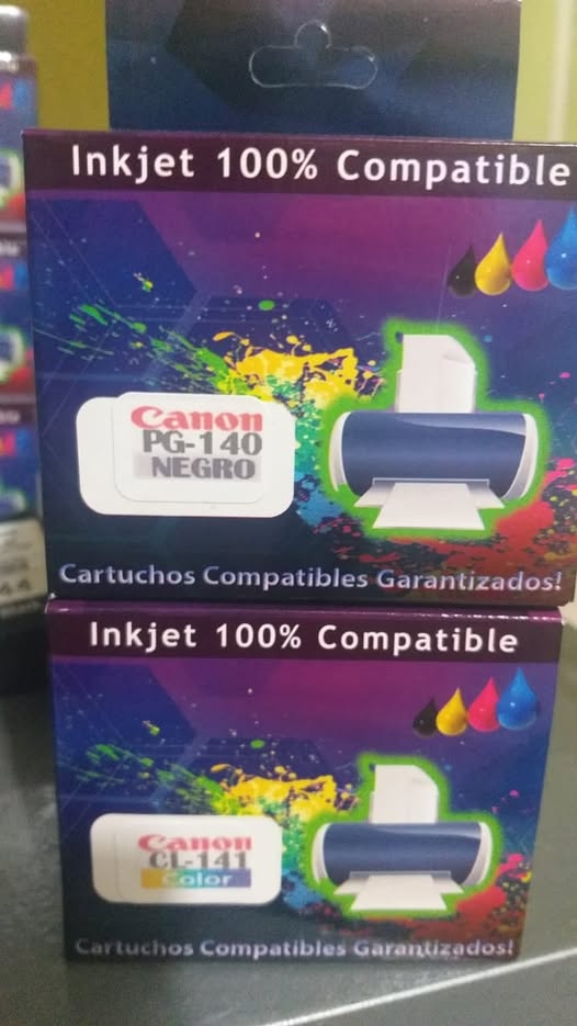 canon 140 y 141 negro generico