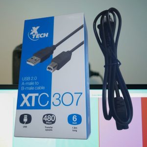 cable usb + cable corriente para impresora