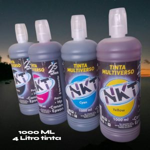 4 litros de tinta (1,000 ml) genérica
