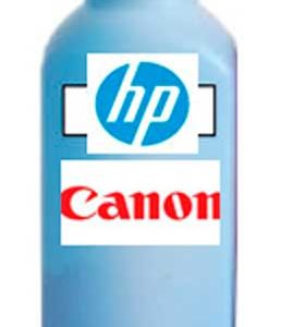 200 gramos polvo para rellenar toner color cyan Hp-Canon