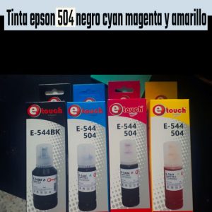 Tinta Epson generica No. 504 y 544