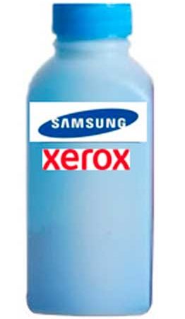 200 gramos polvo para rellenar toner color cyan samsung-xerox